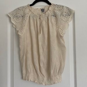 Aerie Eyelet Top